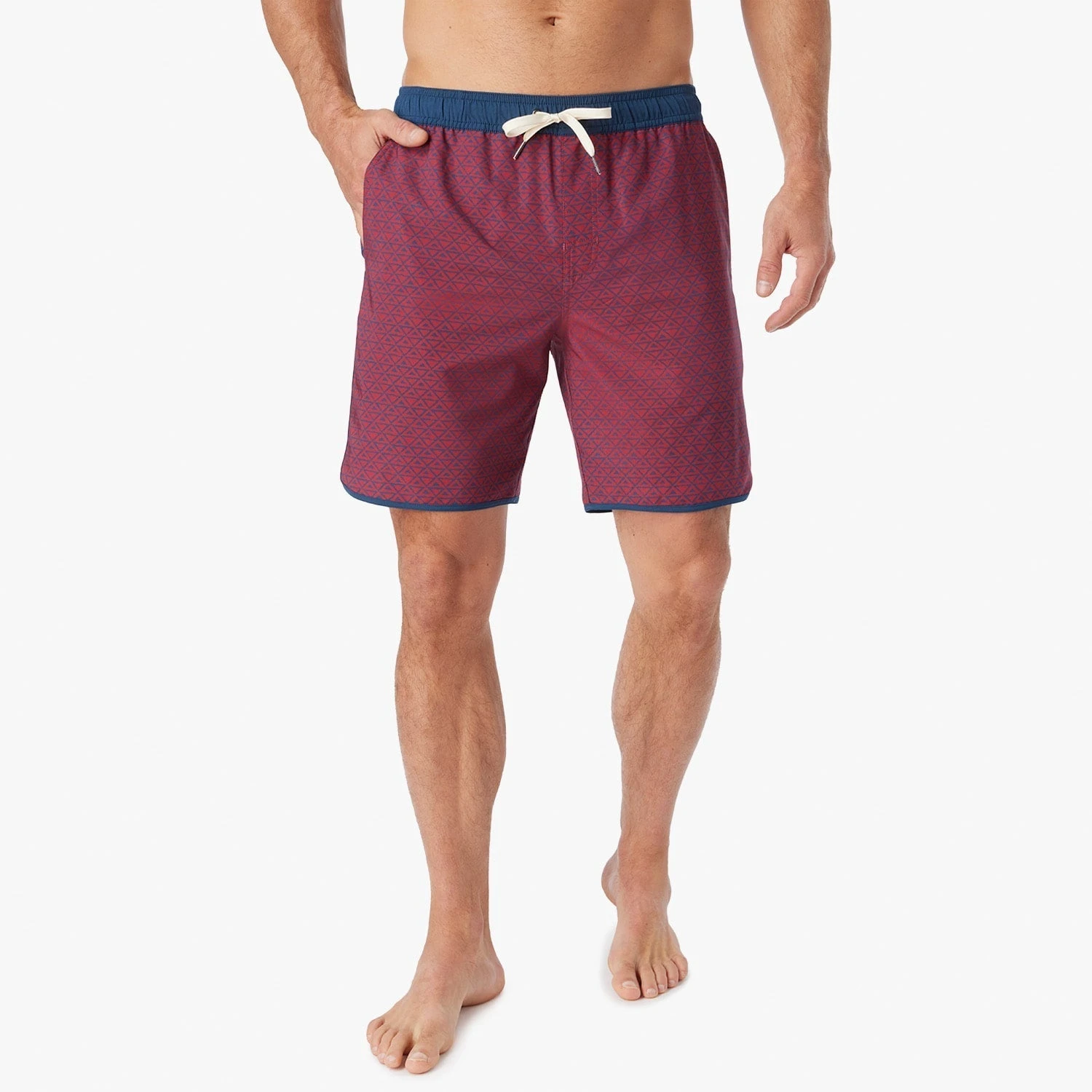 The Anchor | Nautical Red Wavy Geo - Image 2