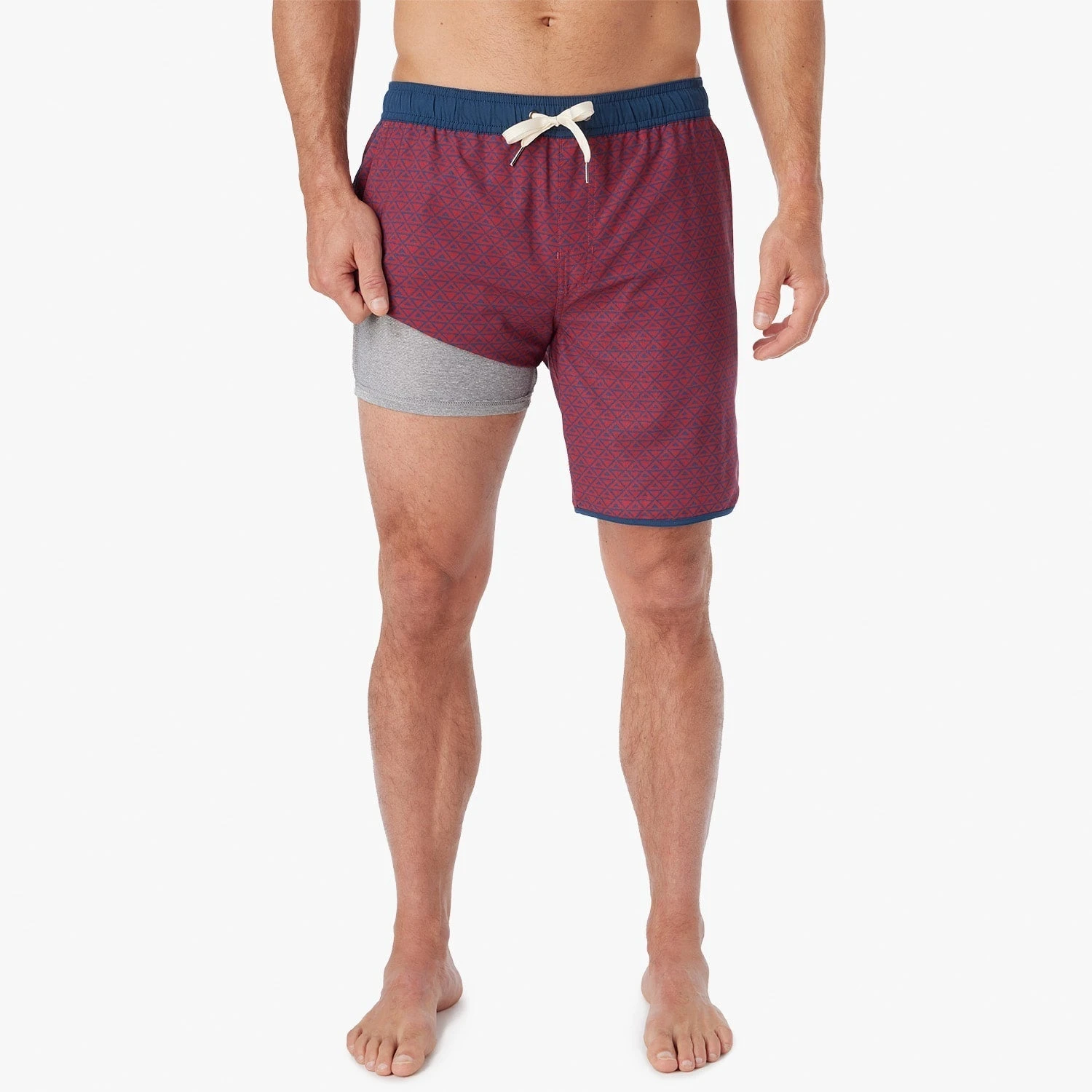 The Anchor | Nautical Red Wavy Geo - Image 3