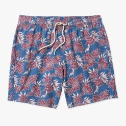 The Bayberry Trunk | Navy Crimson Leaves