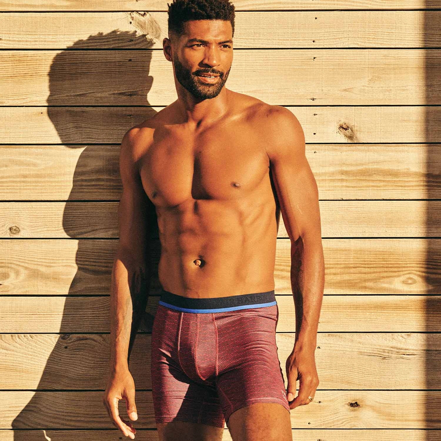 The BreezeKnit Boxer Brief | Red Waves - Image 6