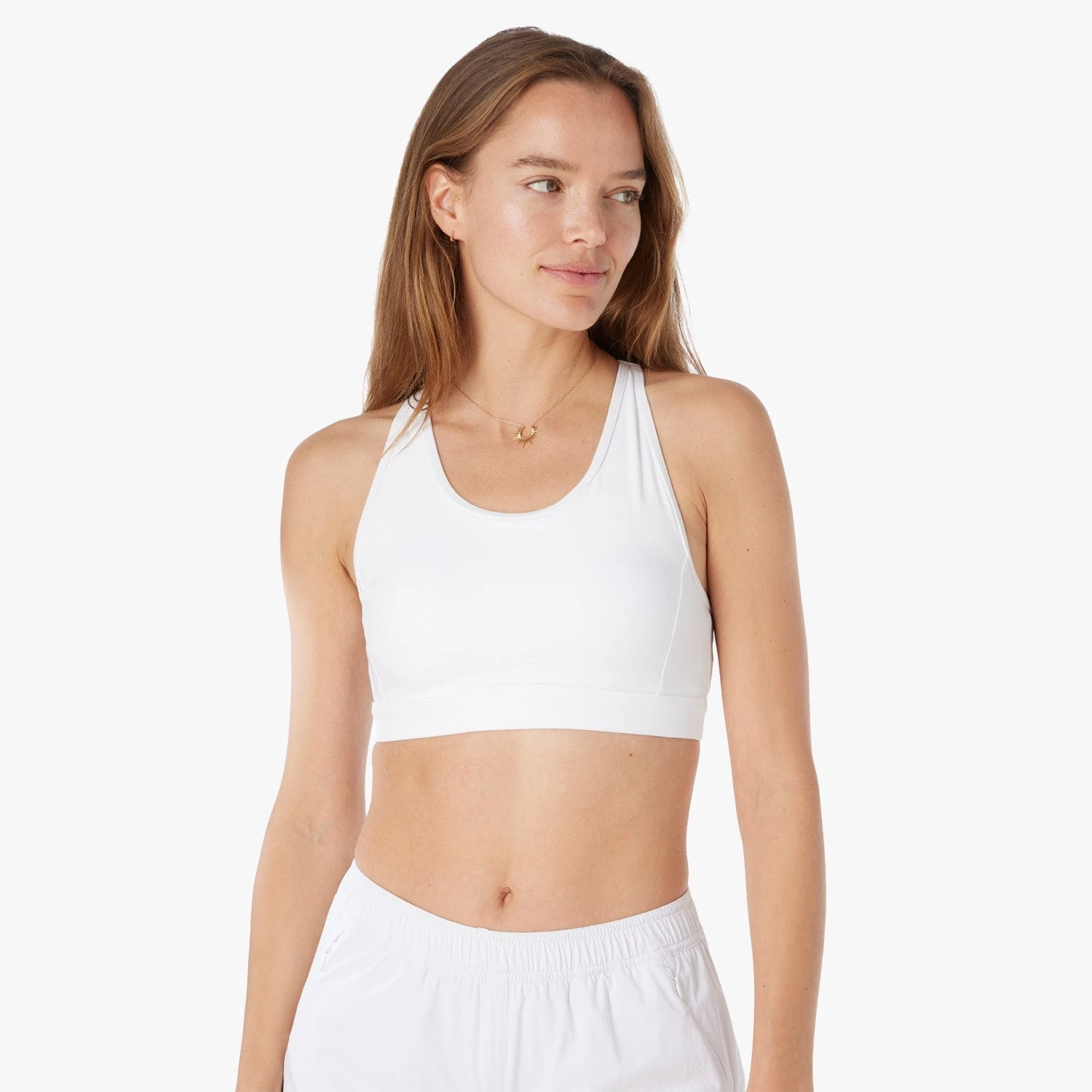 The Corliss Sports Bra | White - Image 2