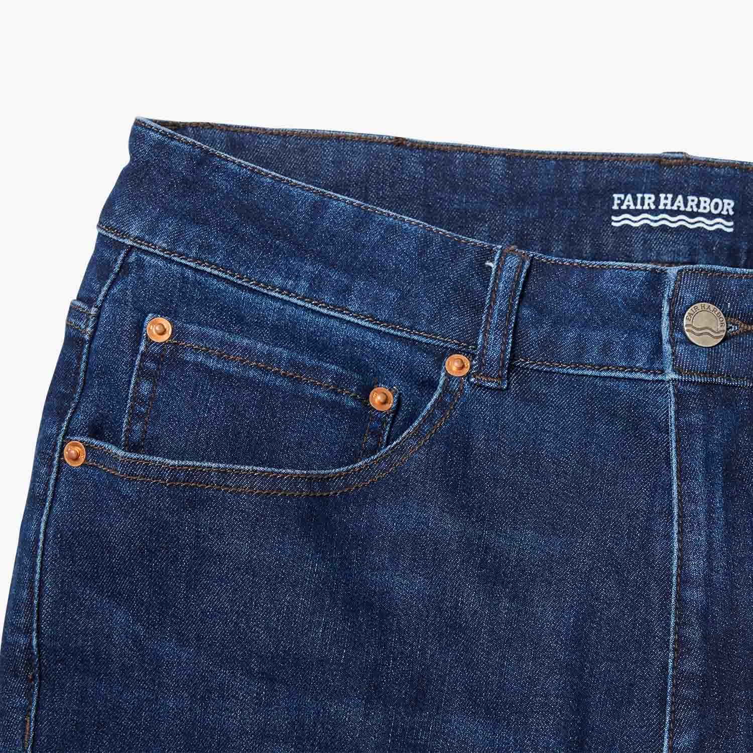 The Ultra-Stretch Driftwood Denim | Deep Sea Wash - Image 7