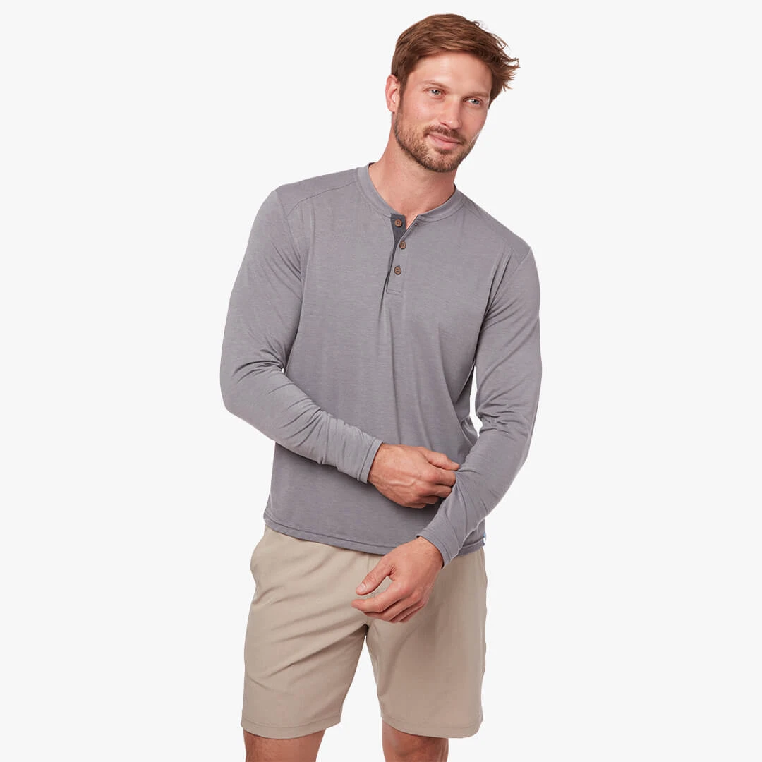 The SeaBreeze Henley | Grey - Image 8