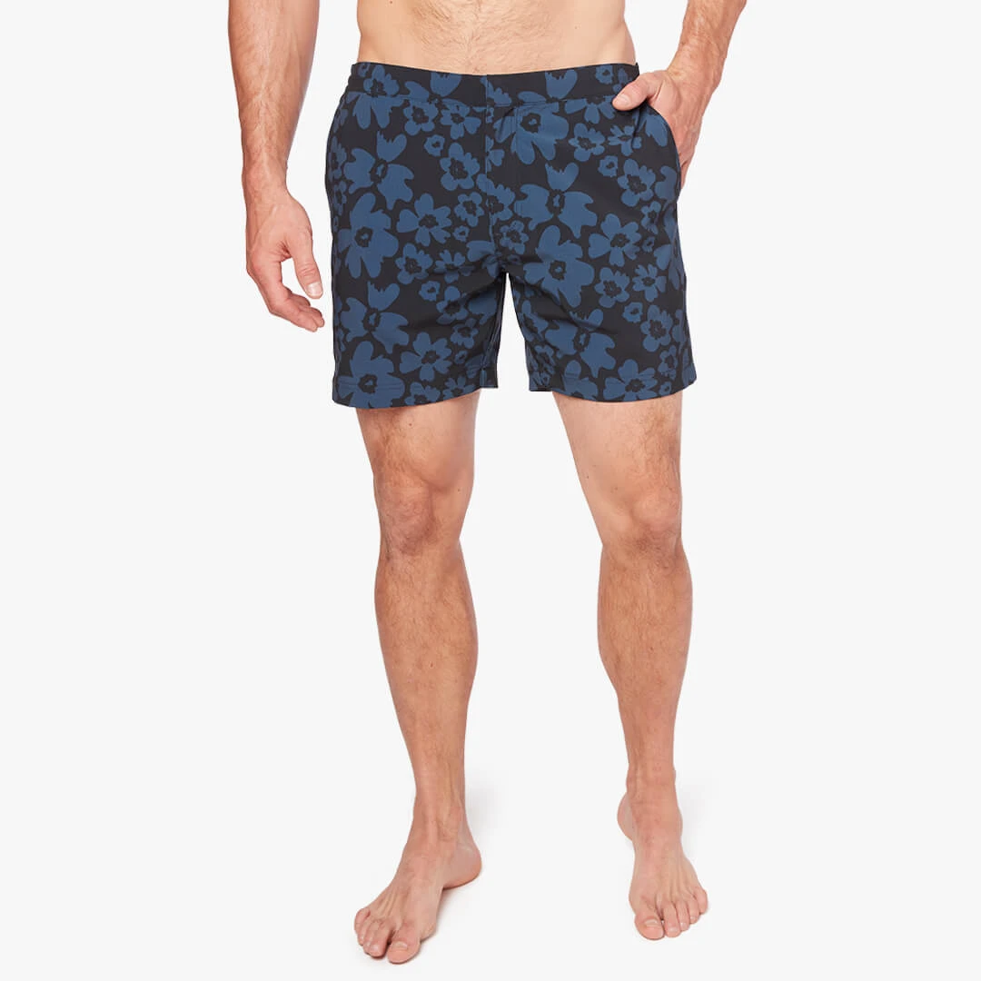 The Sextant Trunk | Navy Floral - Image 2