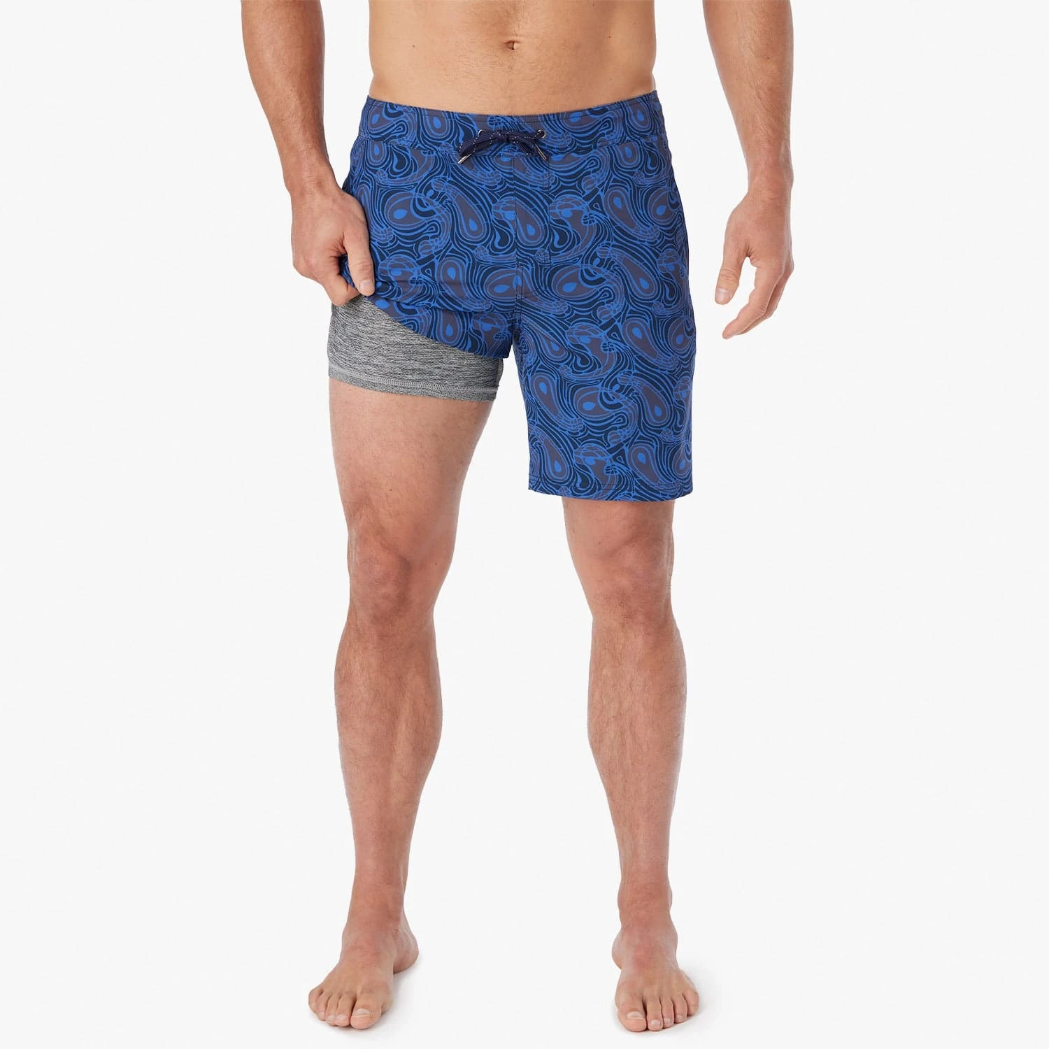 The Ozone | Navy Ocean Paisley - Image 3