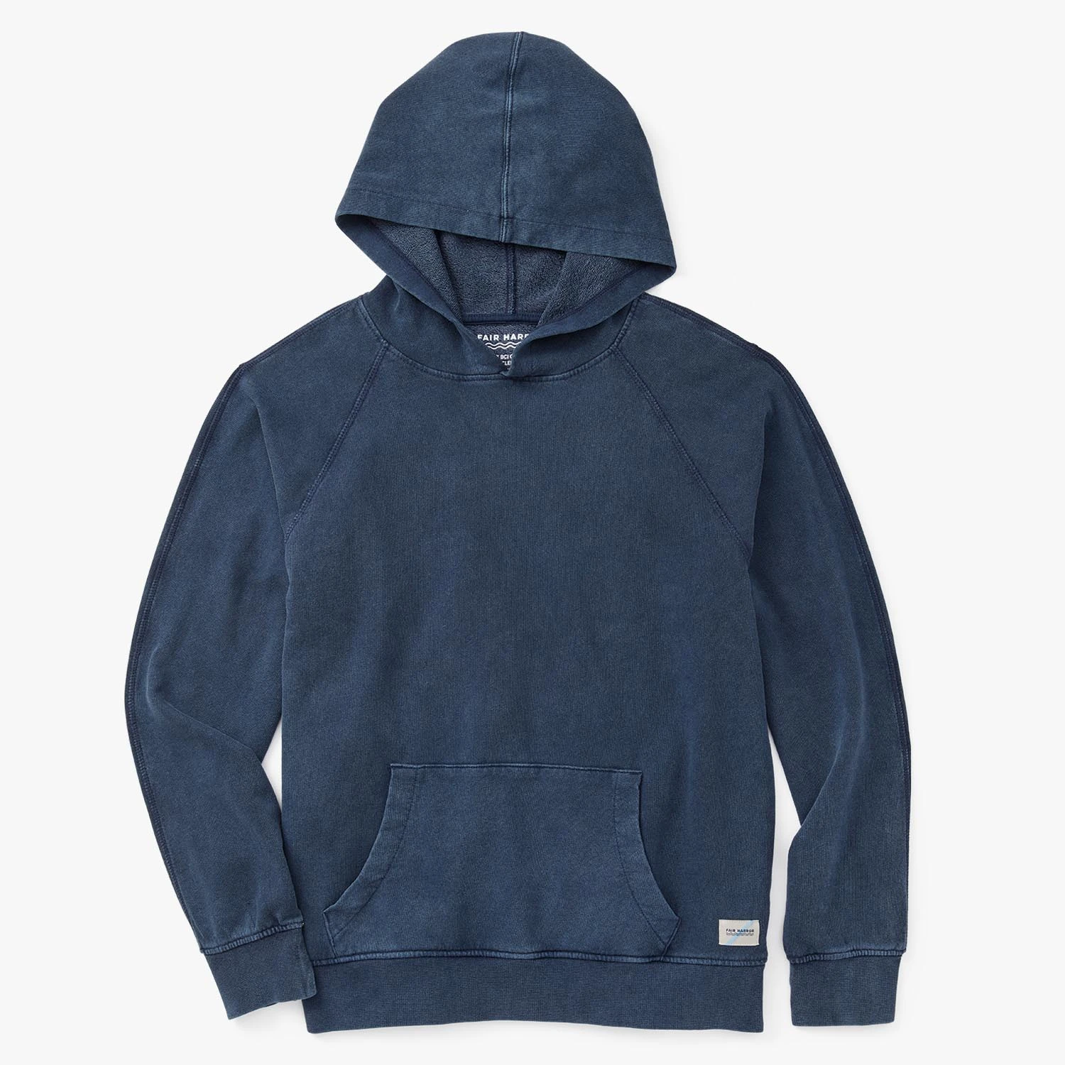 The Vintage-Wash Saltaire Hoodie | Navy