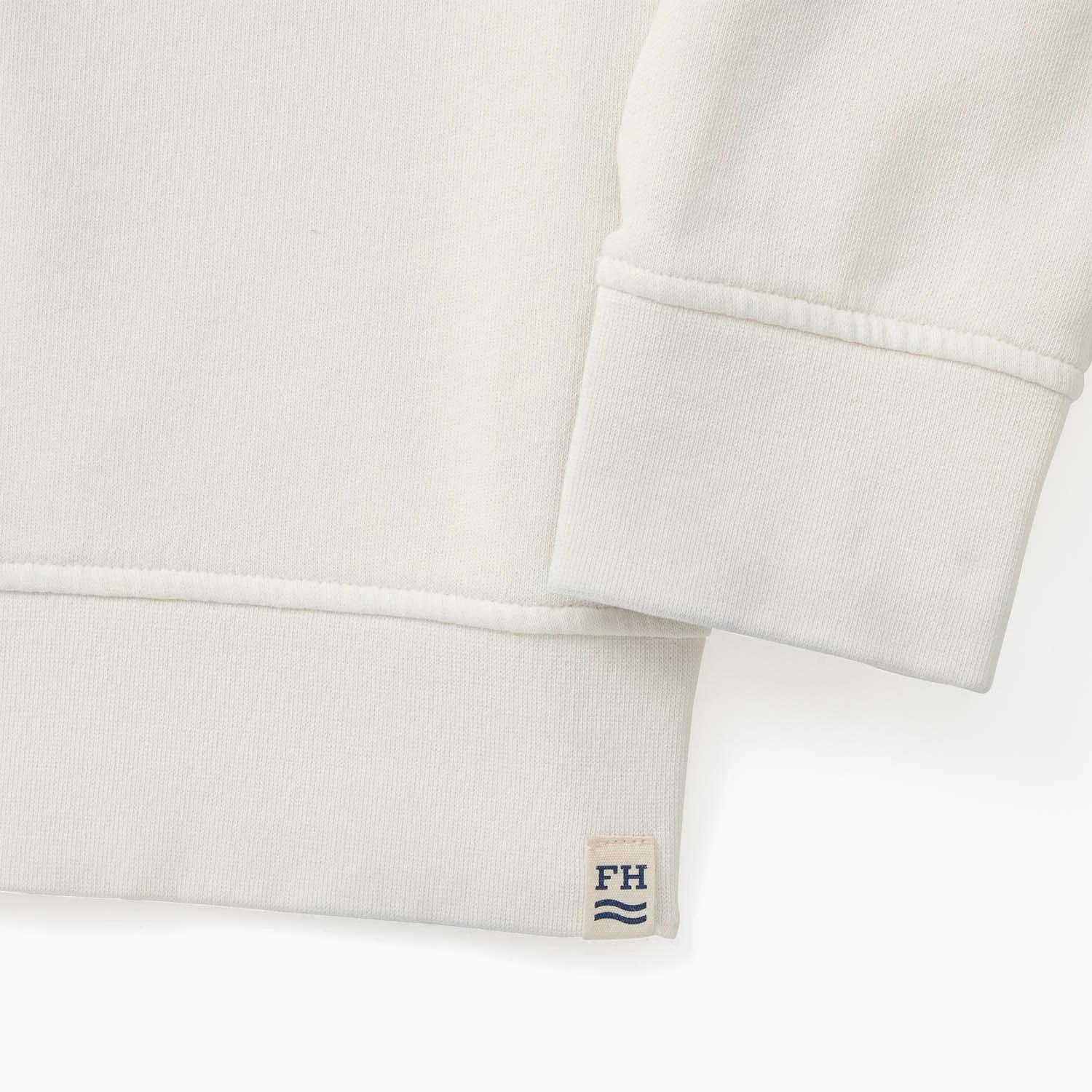 The Vintage-Wash Saltaire Crewneck | Ivory - Image 8