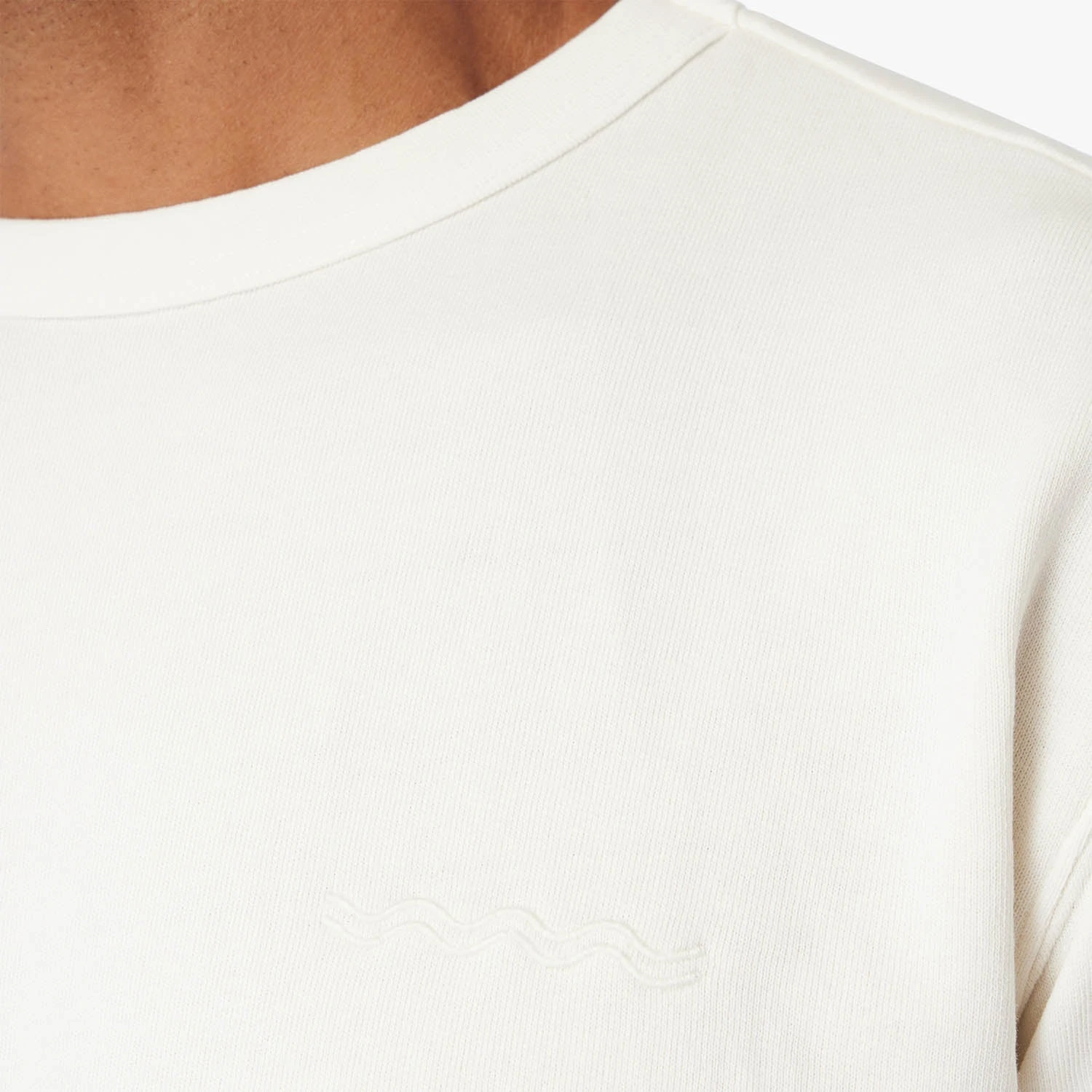 The Vintage-Wash Saltaire Crewneck | Ivory - Image 7
