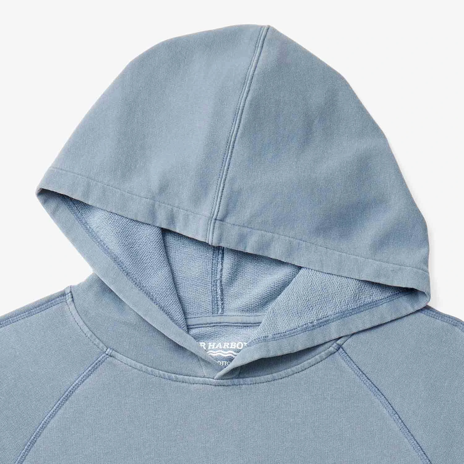 The Vintage-Wash Saltaire Hoodie | Slate - Image 8