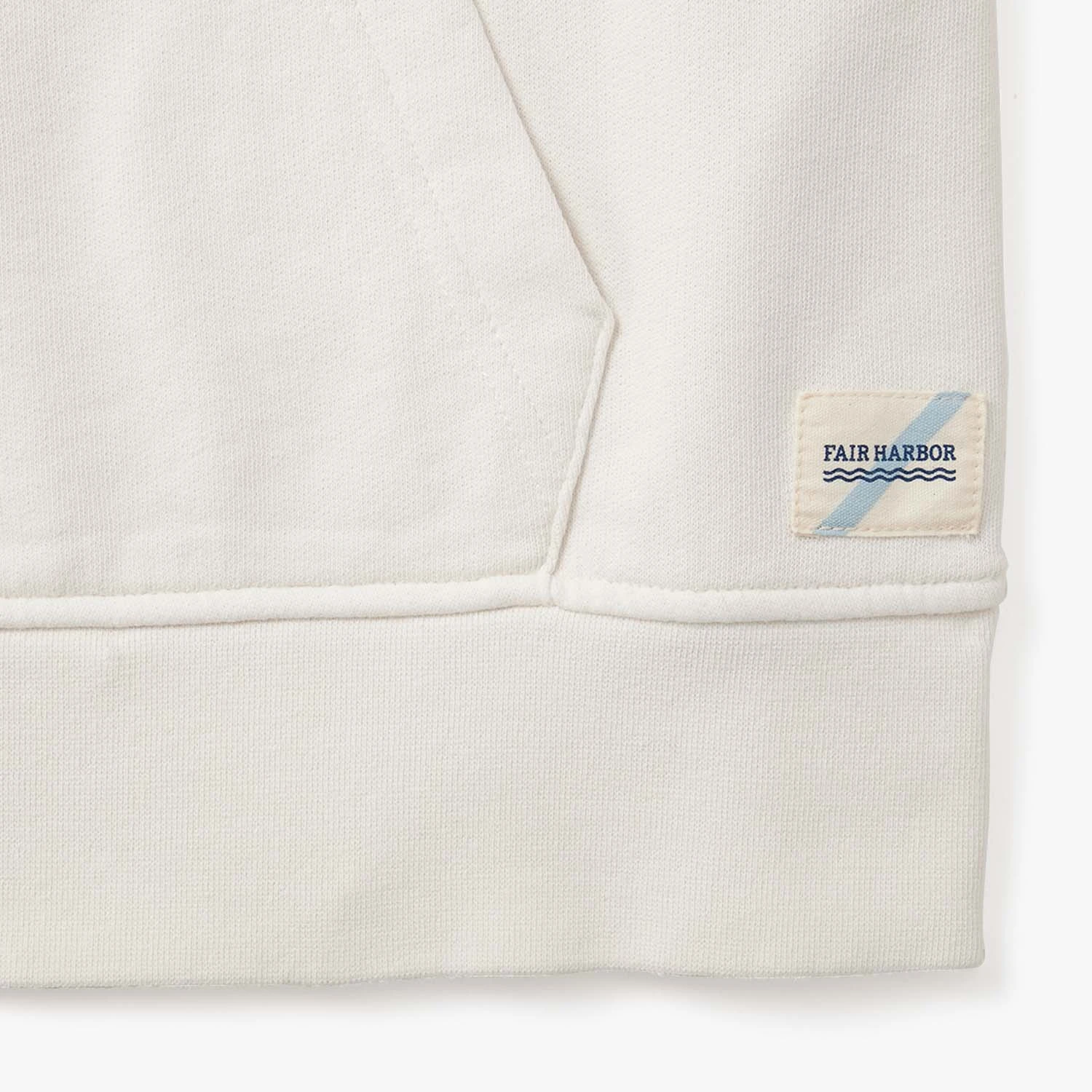 The Vintage-Wash Saltaire Hoodie | Ivory - Image 9