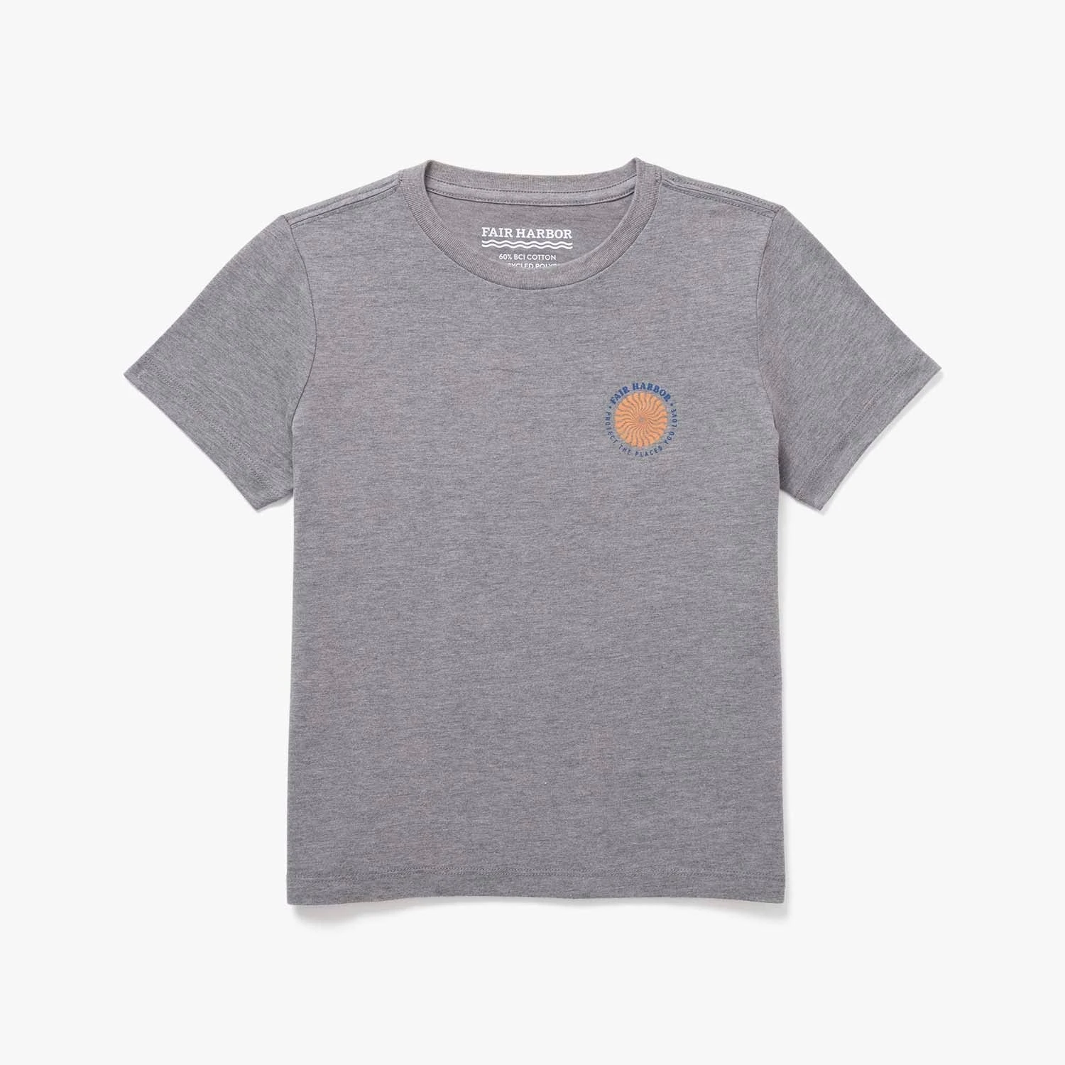 Kids Kismet Printed Tee | Grey Eternal Summer