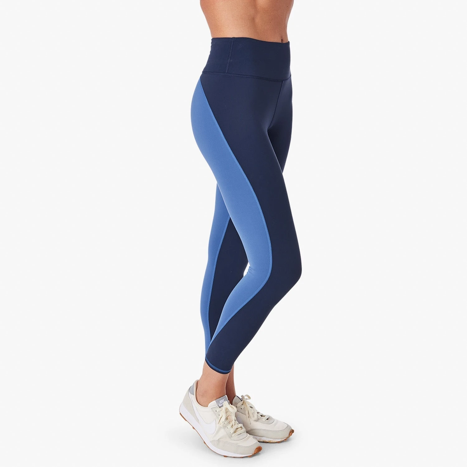The Bayview Legging | Navy Colorblock - Image 3
