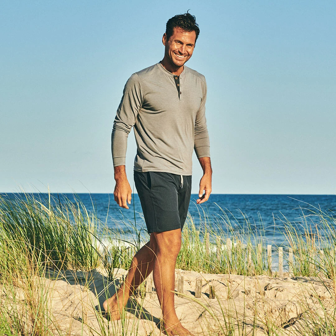 The SeaBreeze Henley | Grey - Image 7